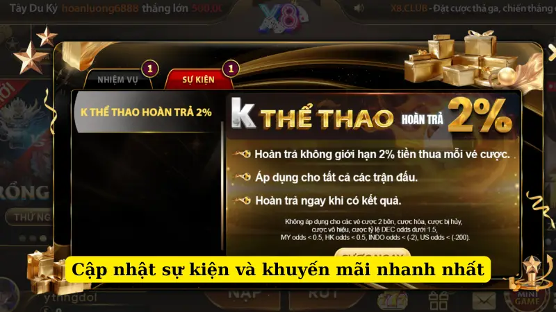 Cập nhật sự kiện và khuyến mãi nhanh nhất