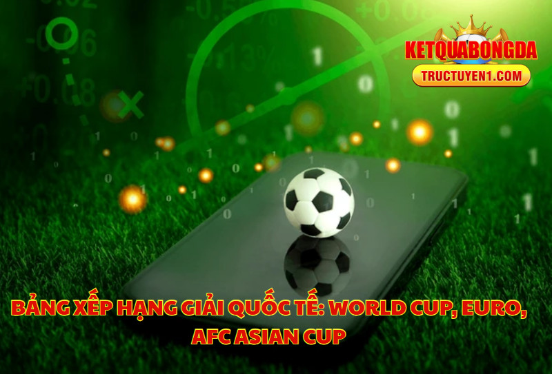 Bảng Xếp Hạng Giải Quốc Tế: World Cup, Euro, AFC Asian Cup