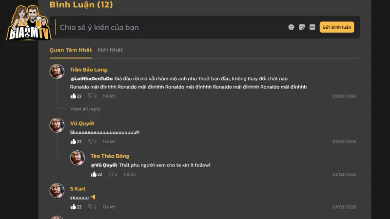 Được cộng đồng đánh giá cao